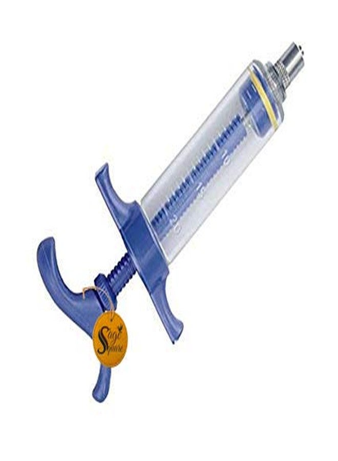 سايج سكوير محقنة تغذية يدوية مربعة قابلة للتعديل من سيج مع مجموعة كاملة للطيور والجراء والقطط والكلاب والقطط والهامستر (30 مل) - Image 5